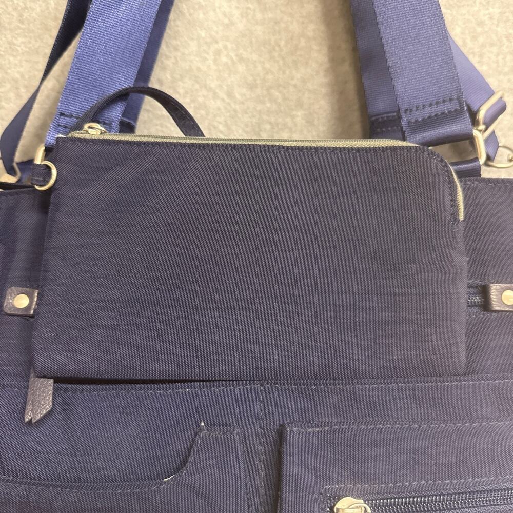 Baggallini Any Day Navy Blue Travel Tote Bag w/ RFID Phone Wristlet NEW NWT - Picture 7 of 14
